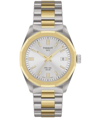 Unisex Two-Tone and Yellow Gold Stainless Steel Watch, 34mm