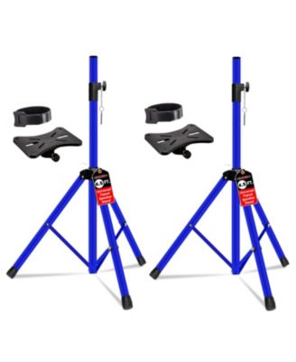 Speaker Stands Pair Adjustable 54 Inch Tripod 132 lbs Capacity 35mm Mount for DJ PA Use