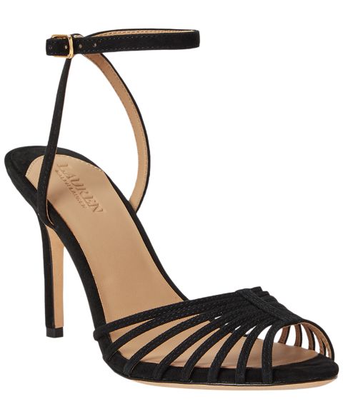Женские сандалии Lauren Ralph Lauren Mckayla Stiletto, цвет: Чёрный