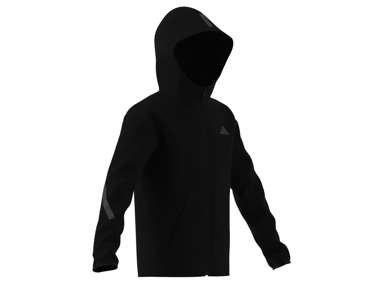 Худи adidas Long-Sleeve для мальчиков, цвет: Чёрный — фото 3