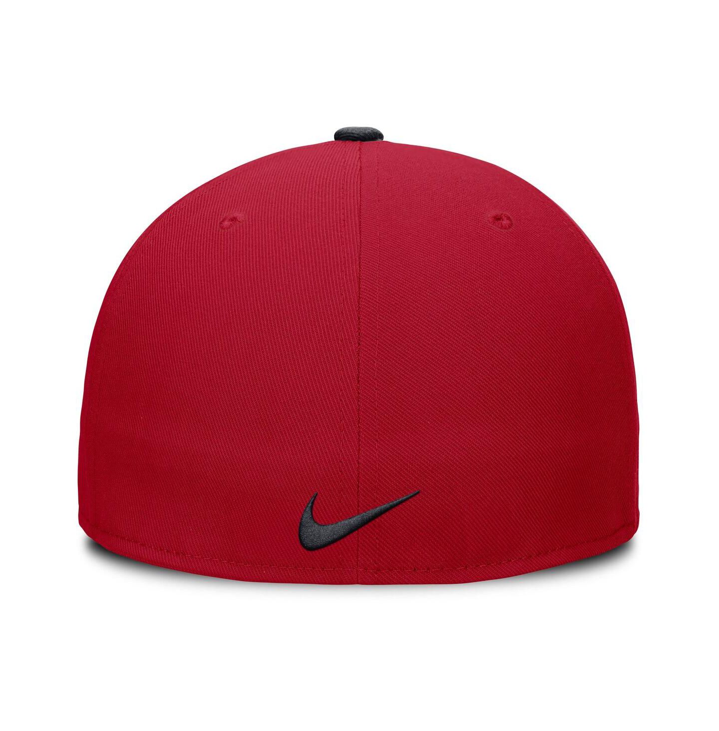 Мужская кепка Nike Red Los Angeles Angels Primetime Dri-FIT Round Bill True Fitted Hat — фото 4