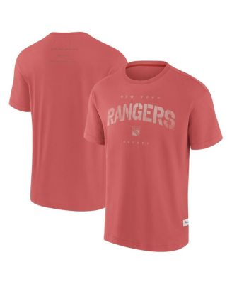 Men's Red New York Rangers Elements Weathered Tonal Future Ground T-Shirt