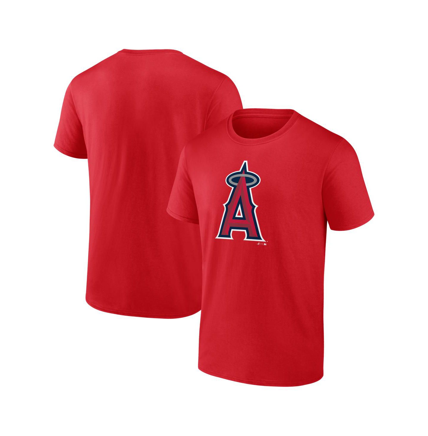 Мужская футболка Logo Athletic Red Los Angeles Angels Logo — фото 1