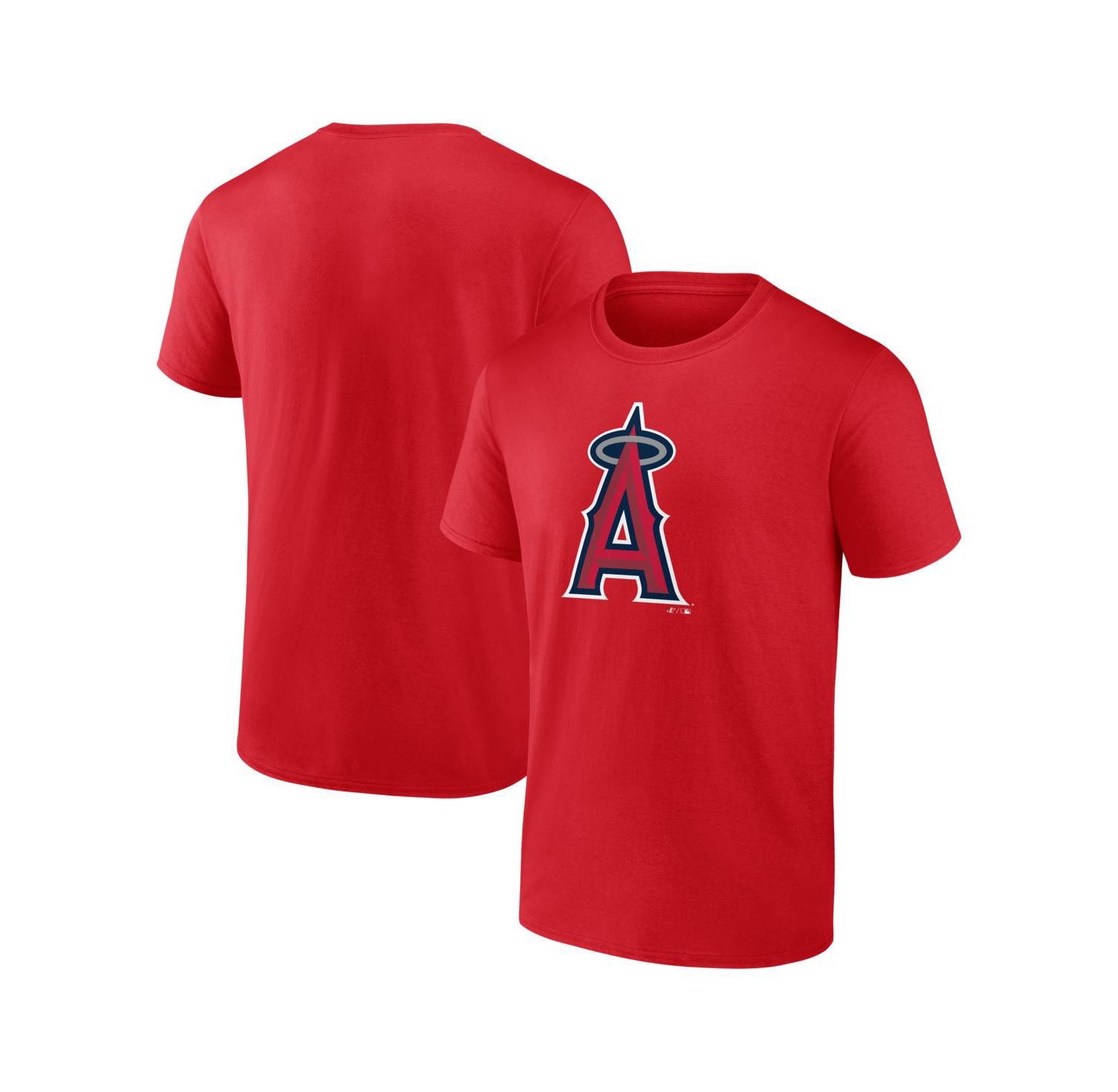 Men's Red Los Angeles Angels Logo T-Shirt
