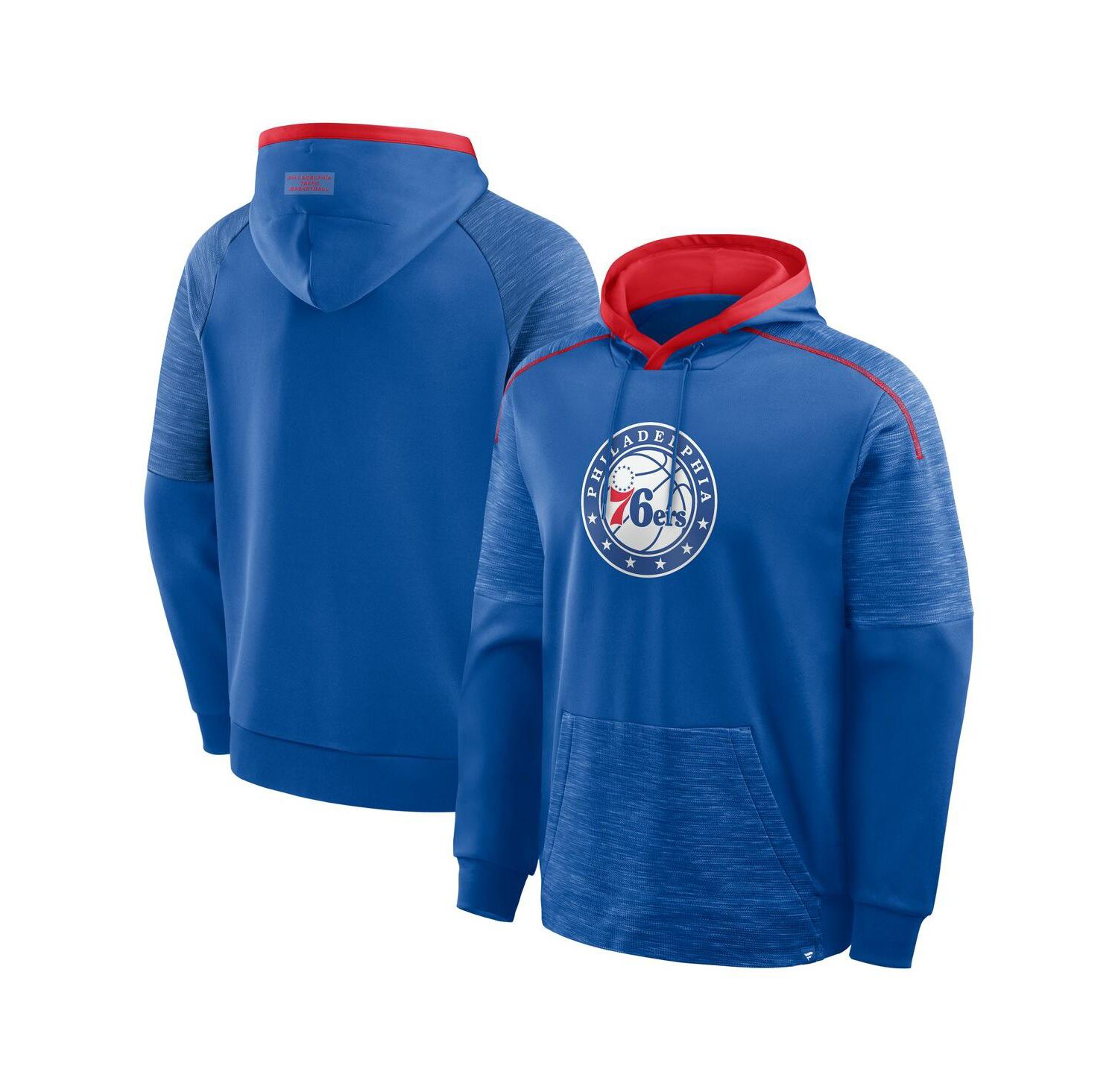 Men's Royal Philadelphia 76ers Pick Roll Defender Pullover Hoodie