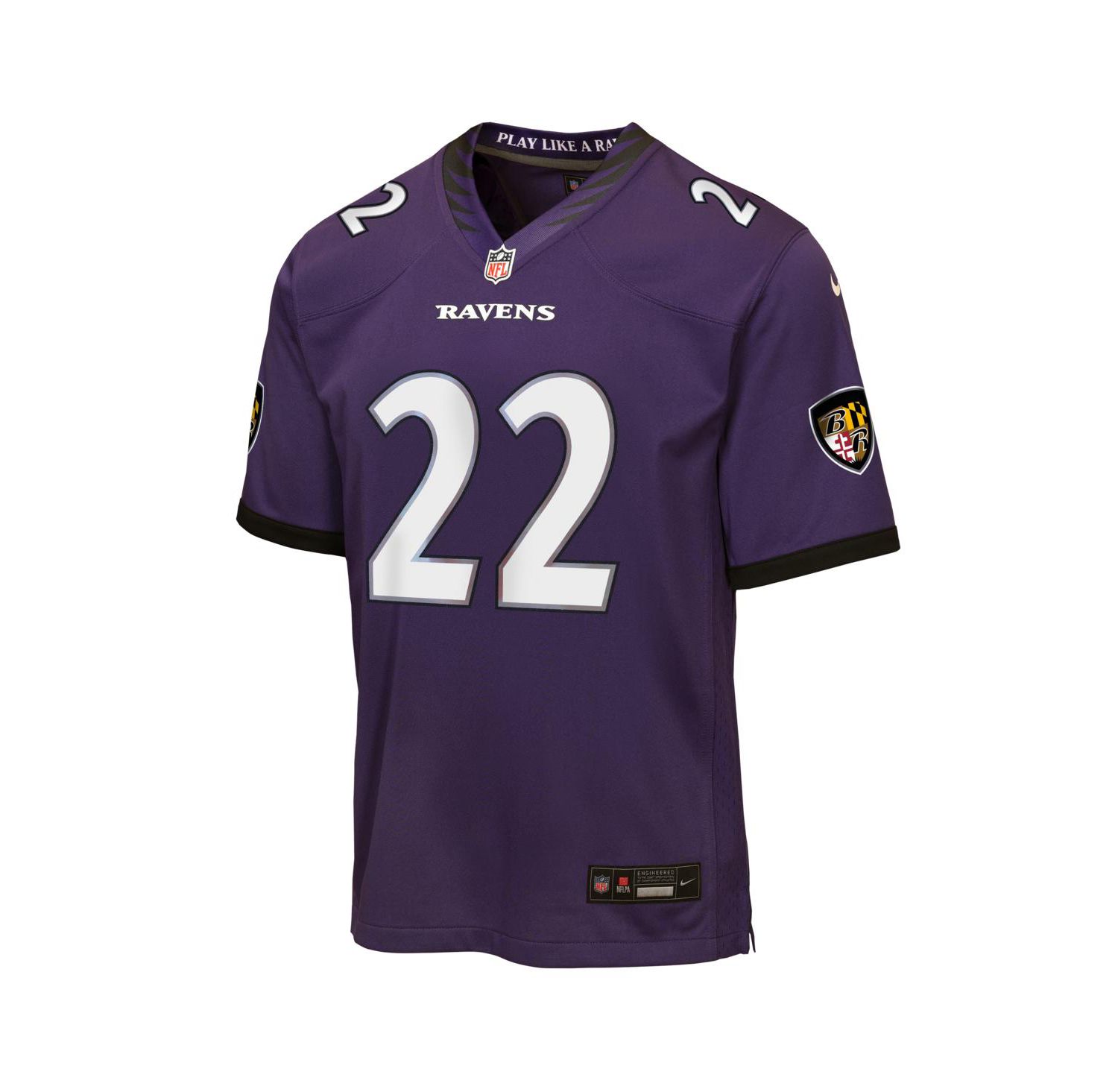 Big Boys and Girls Derrick Henry Purple Baltimore Ravens Game Jersey