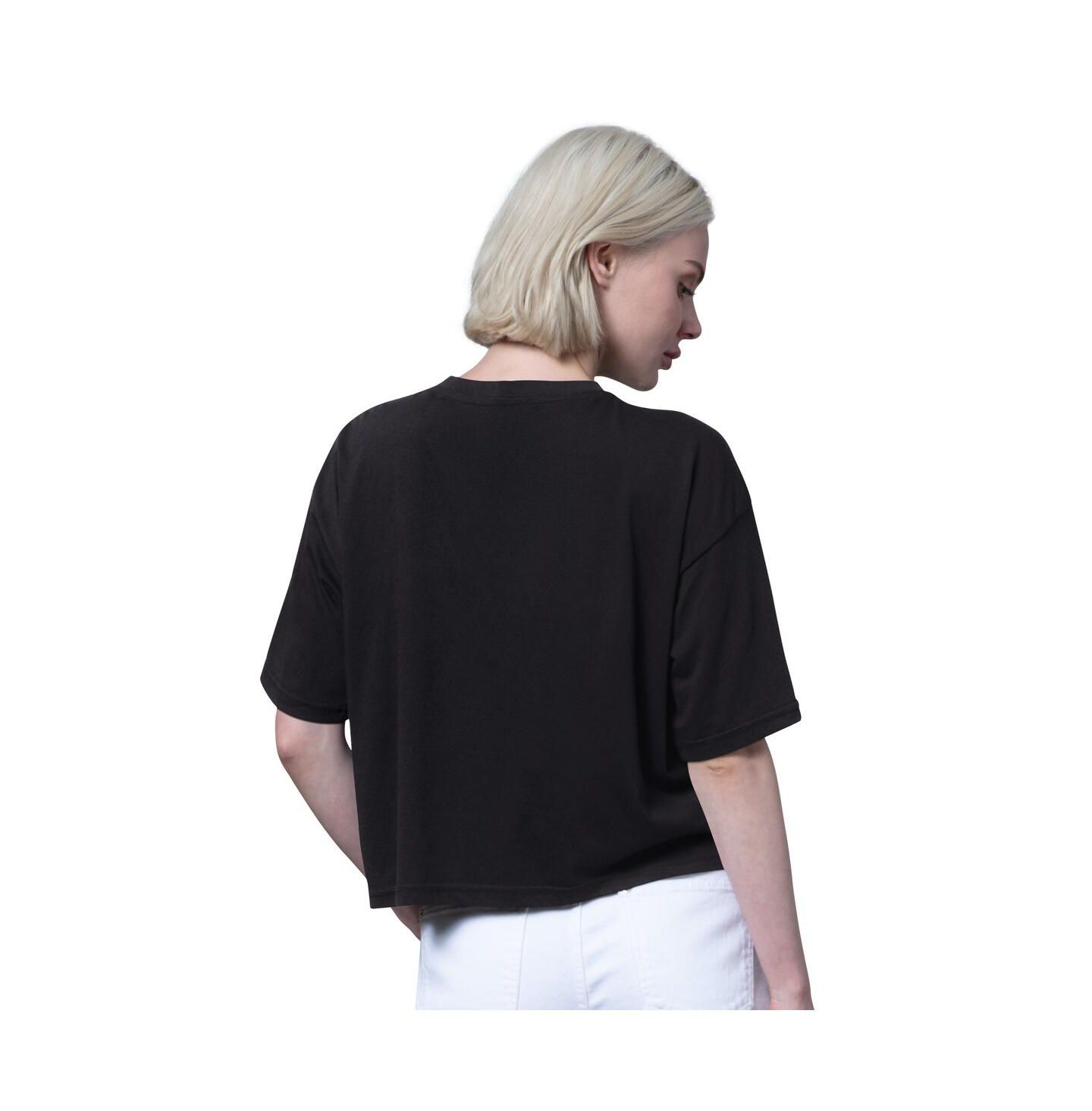 Женская футболка Starter Black Atlanta Braves Holy Grail Boxy Cropped — фото 2