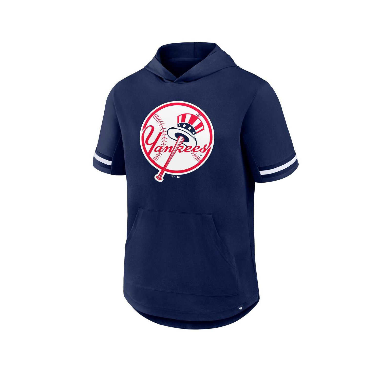 Men's Navy New York Yankees Optimal Play Hooded T-Shirt