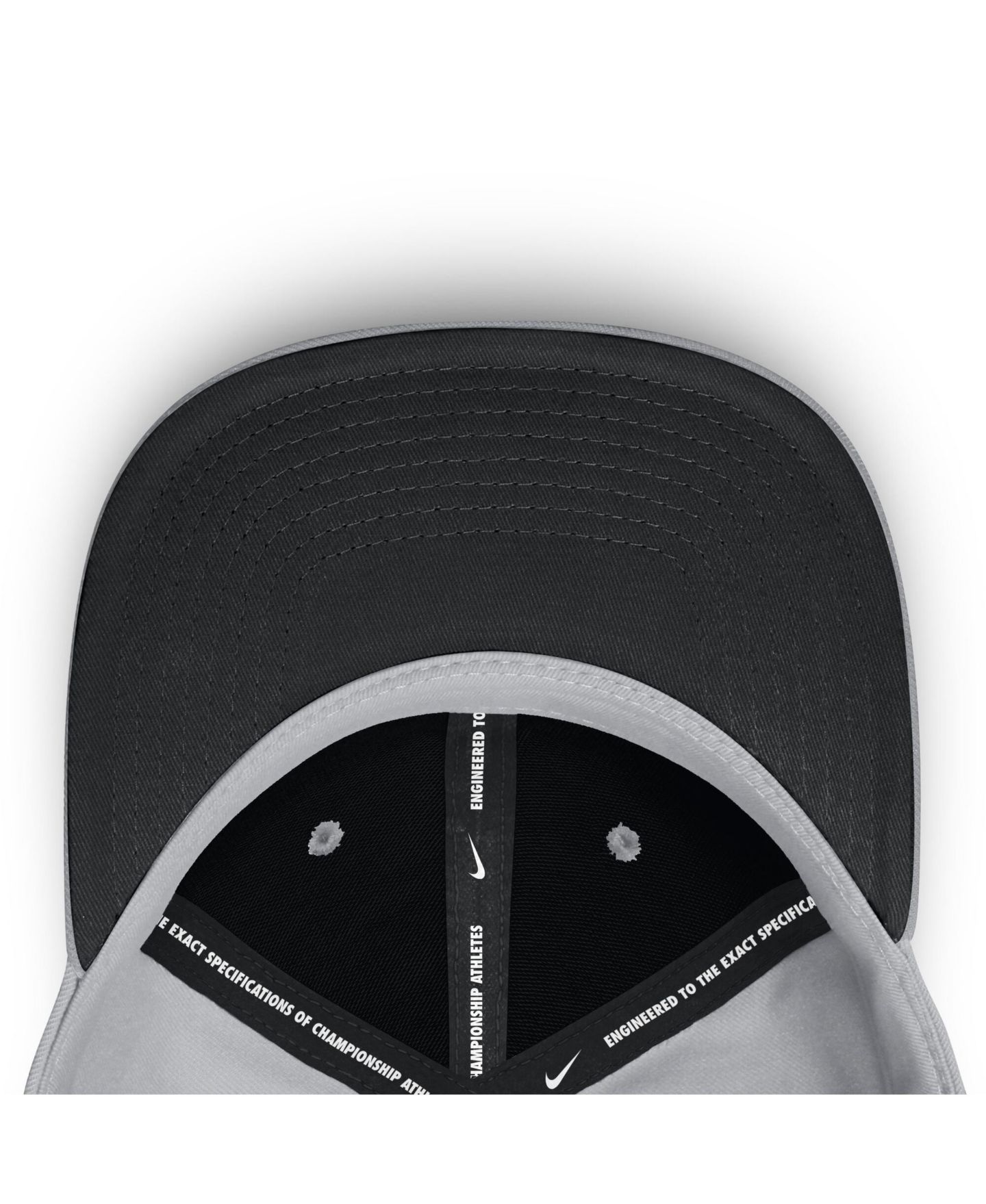 Мужская кепка Nike Gray Pittsburgh Pirates Primetime Rise Dri-FIT Flex Hat — фото 5