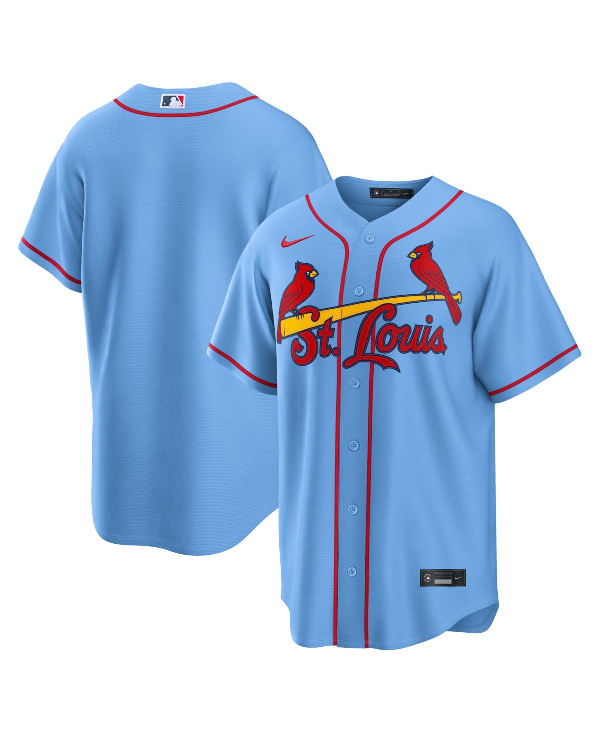 Nike Men's Light Blue St. Louis Cardinals Alternate Replica Jersey - Light Blue