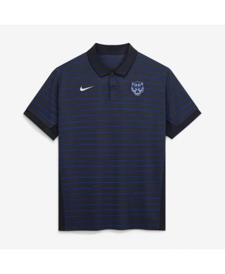 Men's Navy/Royal Detroit Tigers Authentic Collection City Connect Striped Victory Dri-FIT Polo Shirt