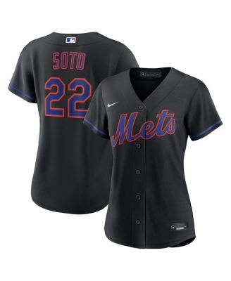 Women's Juan Soto Black New York Mets Alternate Replica Jersey