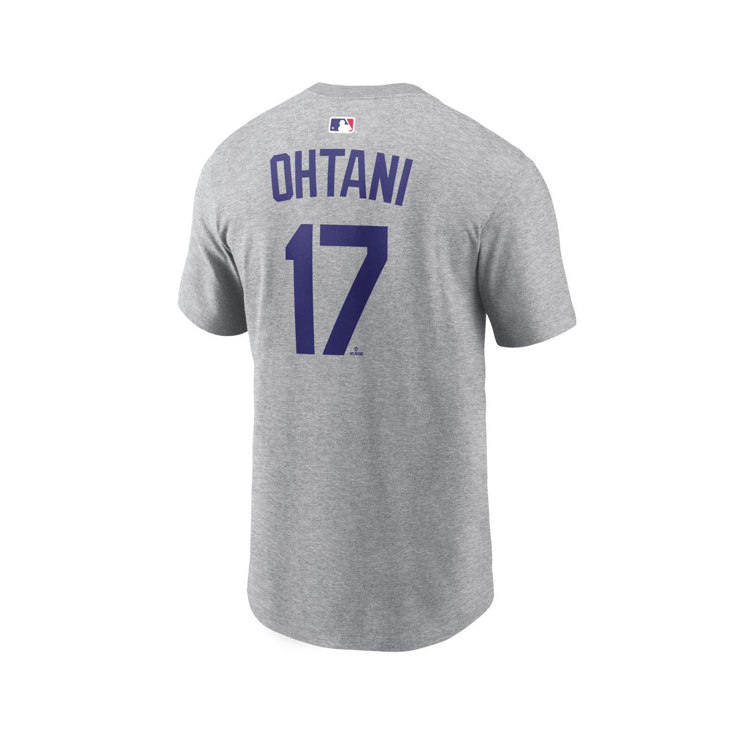 Men's Shohei Ohtani Heather Gray Los Angeles Dodgers Name & Number T-Shirt