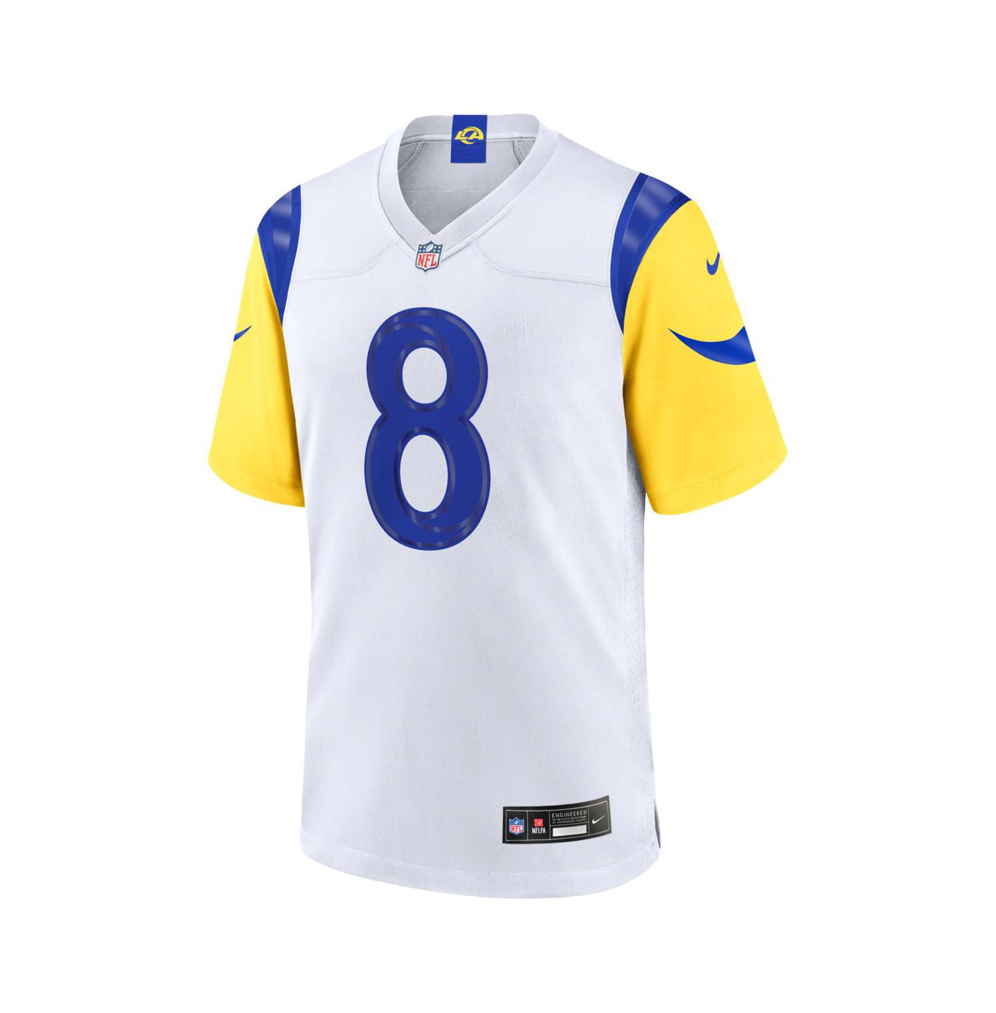 Мужской топ Nike Jared Verse White Los Angeles Rams White Game Player Jersey — фото 2