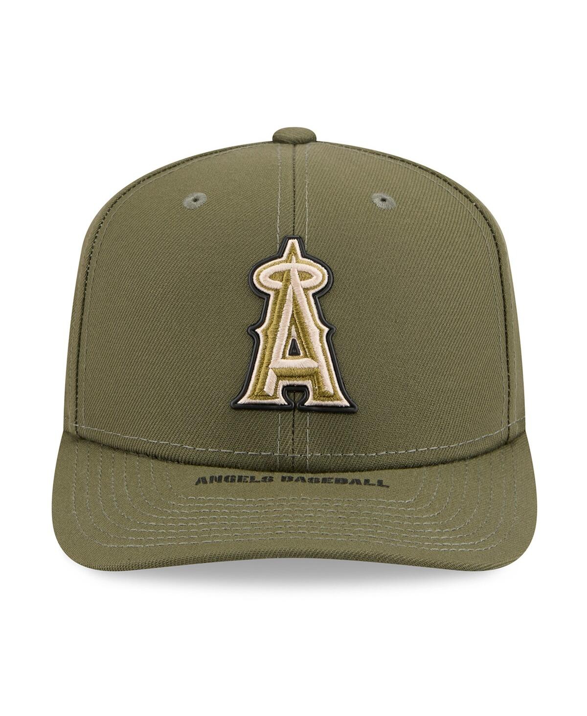 New Era Men's Olive Los Angeles Angels 2026 Armed Forces Day 9SEVENTY Adjustable Hat