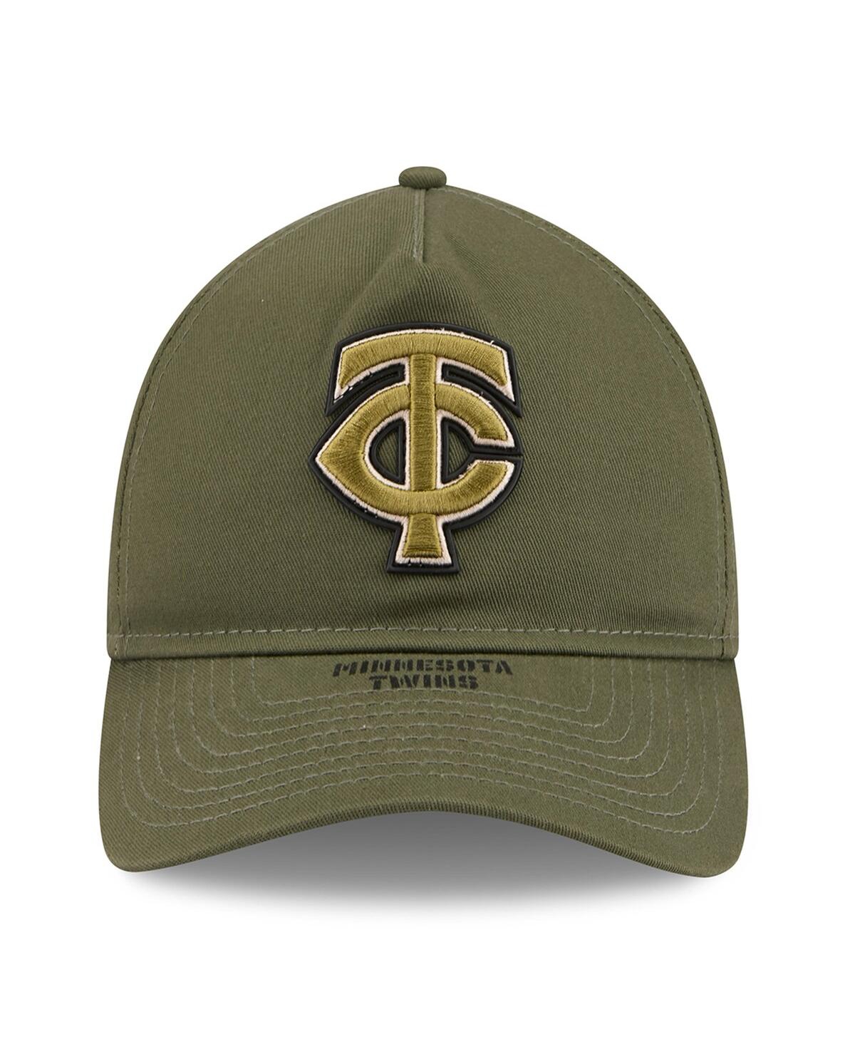 New Era Men's Olive Minnesota Twins 2026 Armed Forces Day 9TWENTY Adjustable Hat