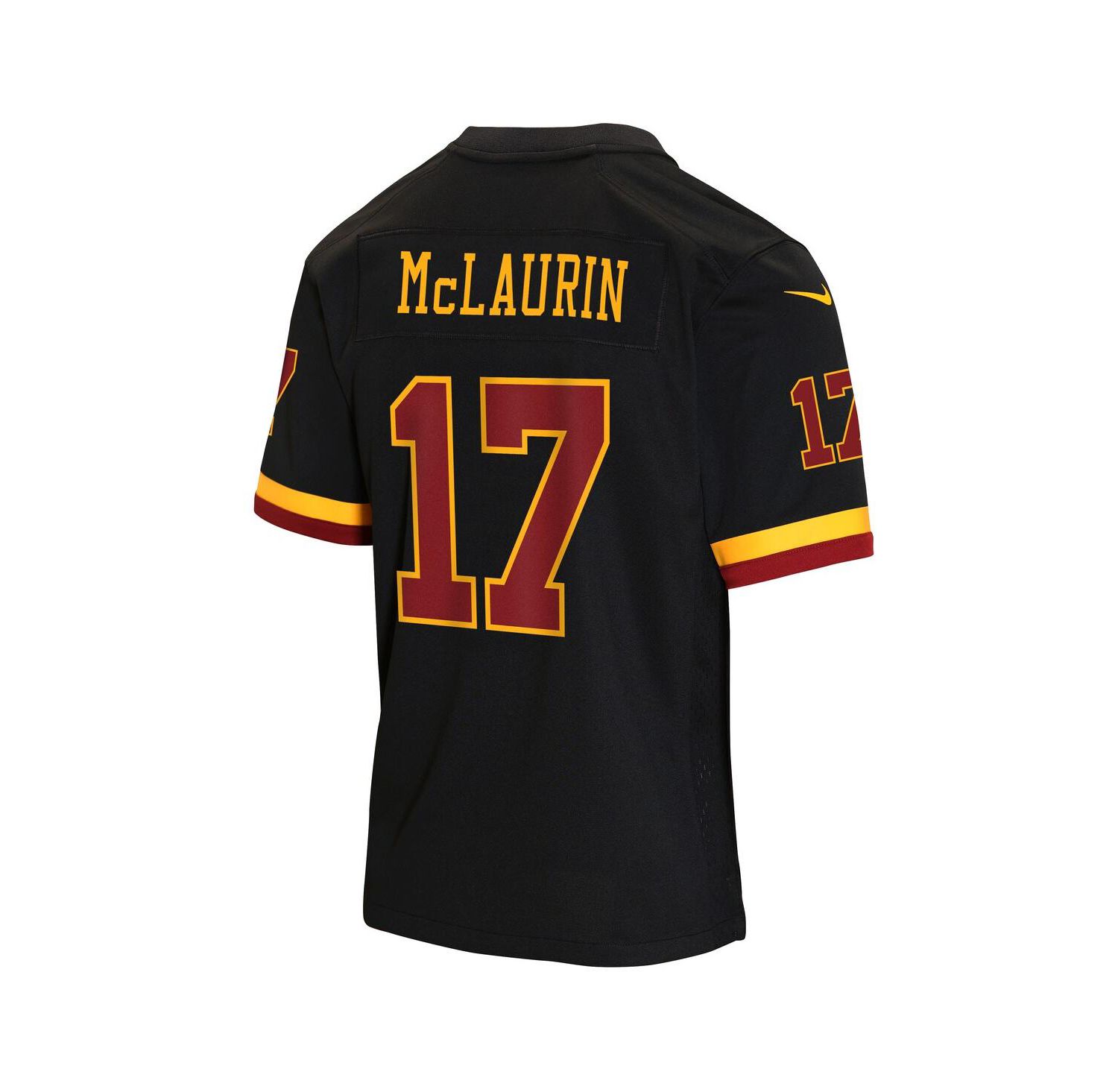 Big Boys and Girls Terry McLaurin Black Washington Commanders Hail Raiser Alternate Game Jersey