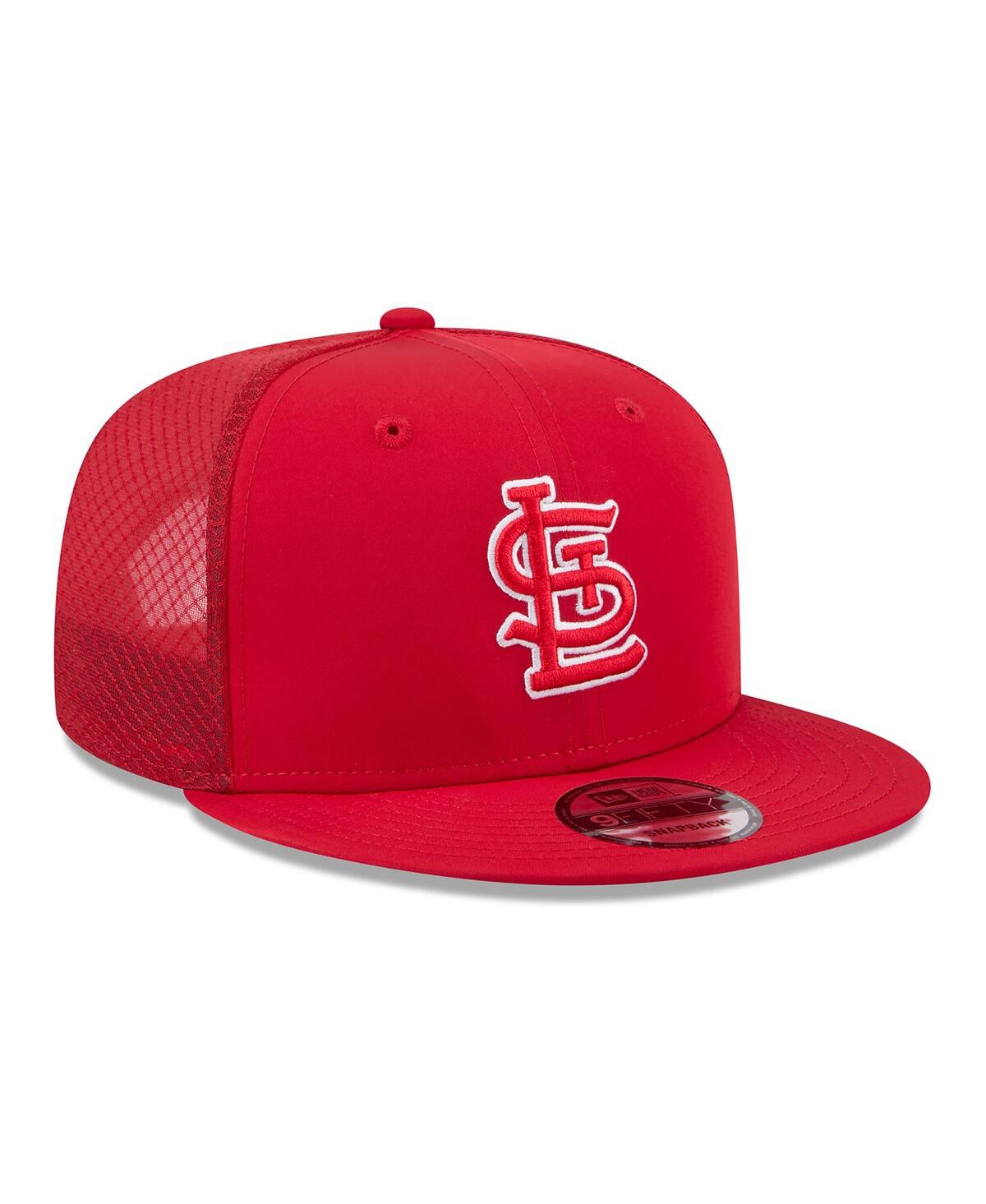 New Era Men's Red St. Louis Cardinals 2026 Batting Practice 9FIFTY Snapback Hat