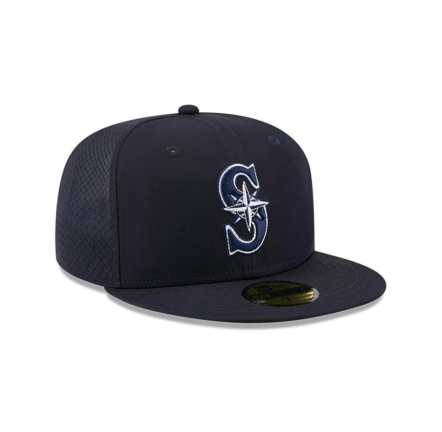 Men's Navy Seattle Mariners 2026 Batting Practice 59FIFTY Fitted Hat