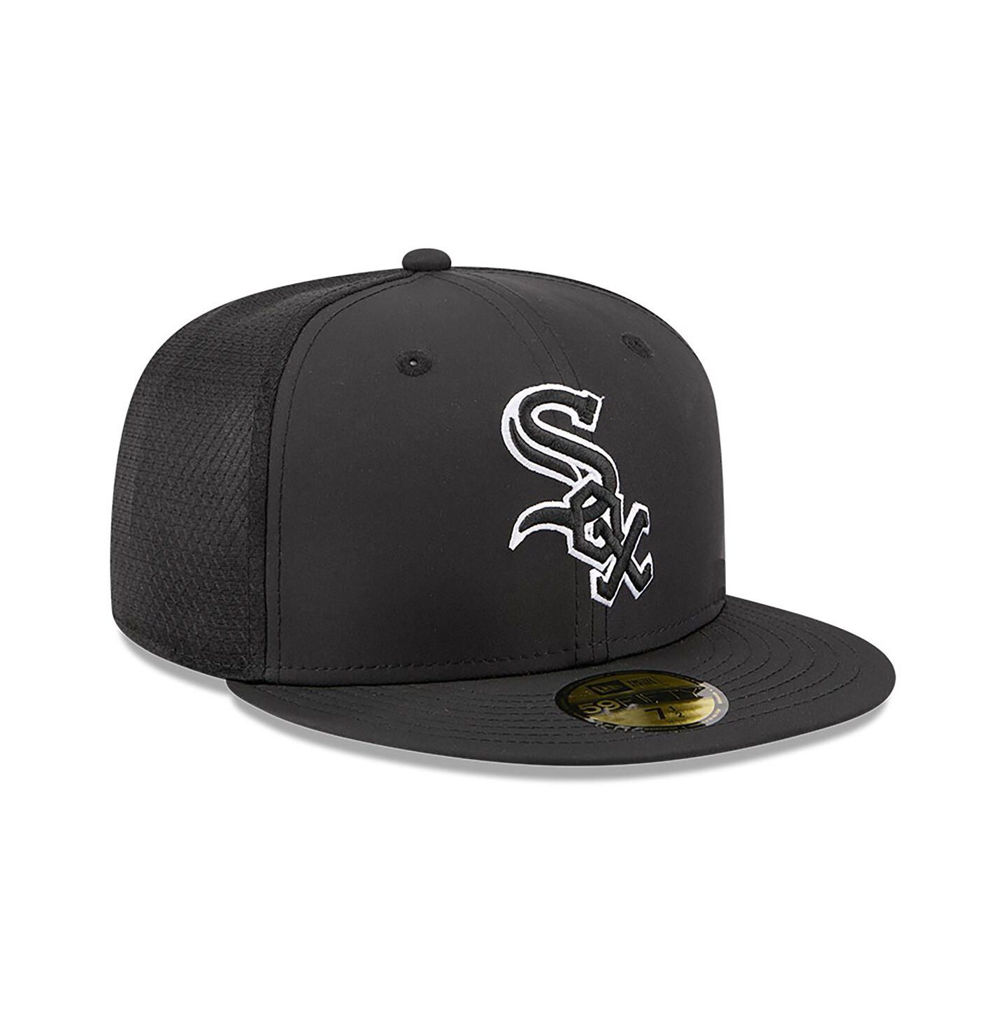 Мужская кепка New Era Black Chicago White Sox 2026 Batting Practice 59FIFTY Fitted Hat — фото 3