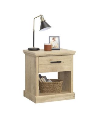 Aspen Post Night Stand, Prime Oak finish