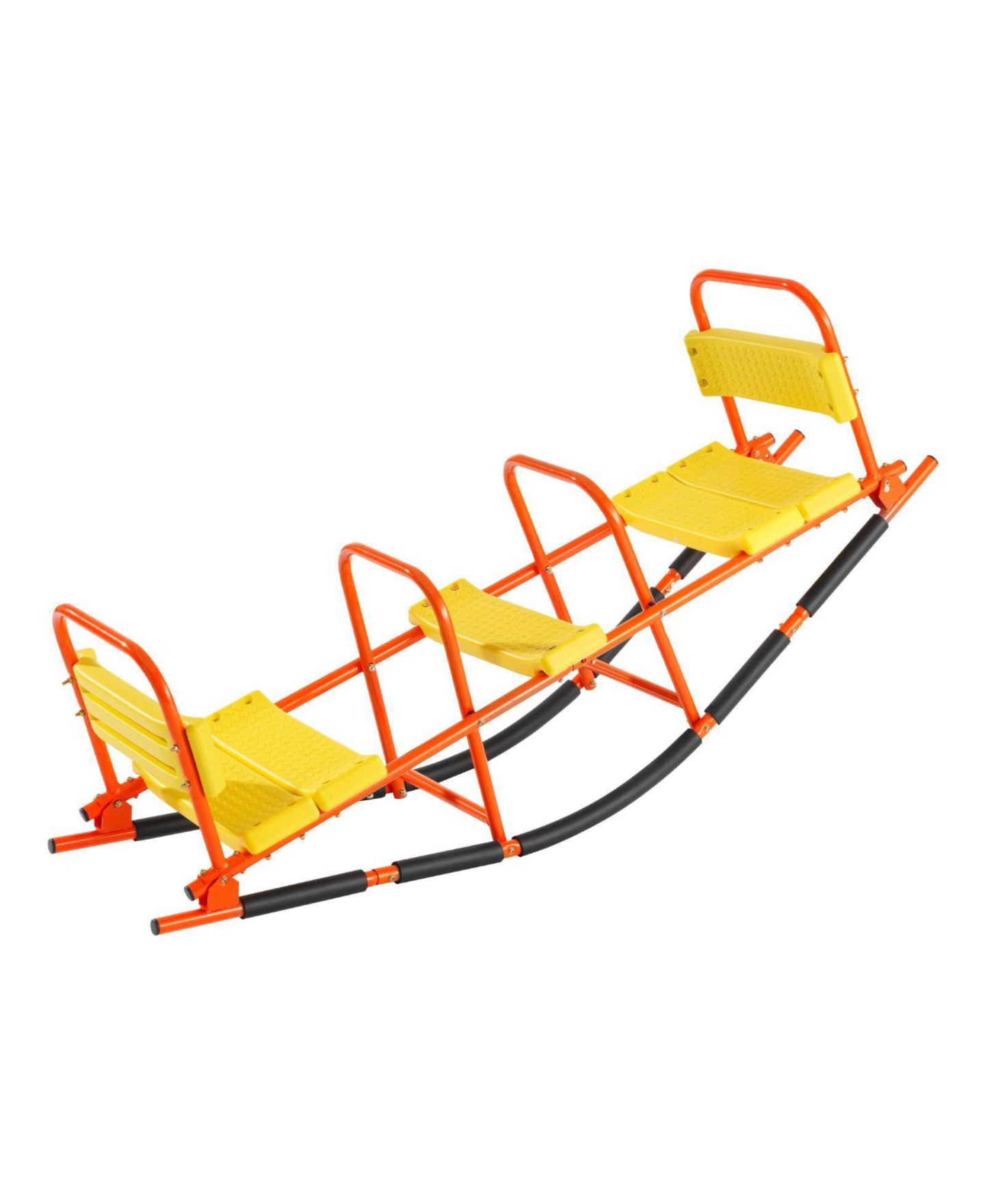 Детская игрушка Mecale Metal Kids Seesaw for 2 with 200 Lb Capacity, Ages 3, цвет: Жёлтый — фото 7
