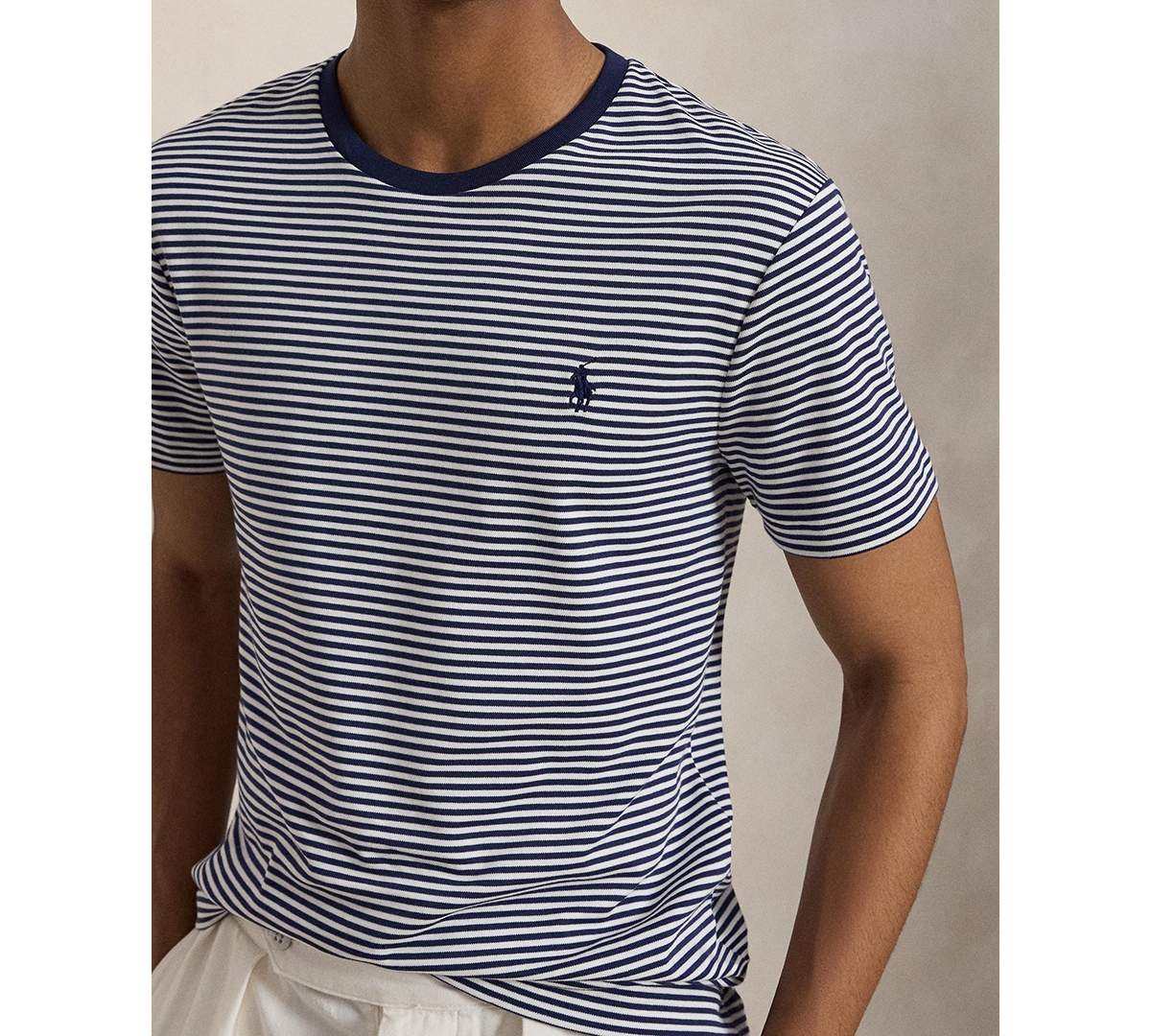 Polo Ralph Lauren Men's Iconic Mesh Crewneck T-Shirt