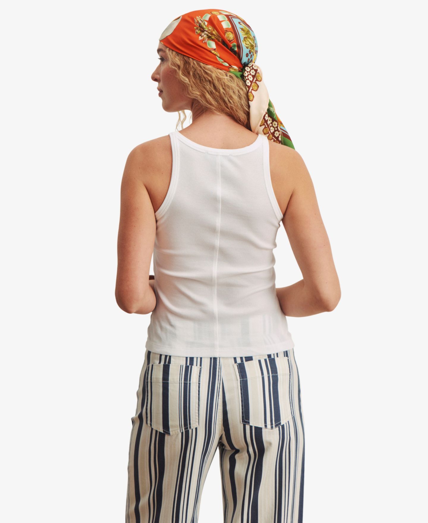 Женский топ Sanctuary Sprinter Rib Scoop Neck, цвет: Белый — фото 4