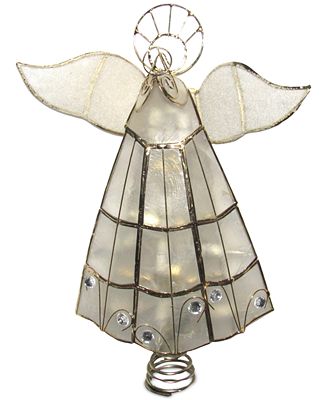 Kurt Adler Capiz Angel Tree Topper - Holiday Lane - For The Home - Macy's