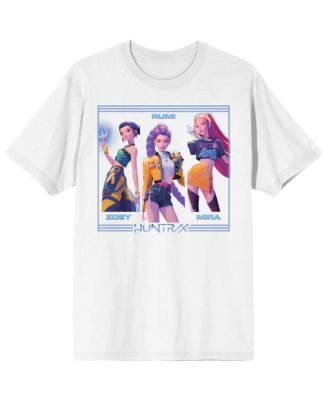Boys Huntrix on White Short Sleeve Kids T Shirt