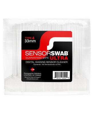 Type 4 33millimetre   Sensor Swab Ultra for Medium Format Sensors, 100-Pack