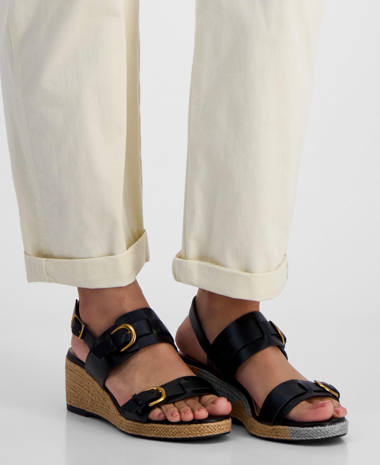 Women's Talleyy Buckle Espadrille Wedge Sandals