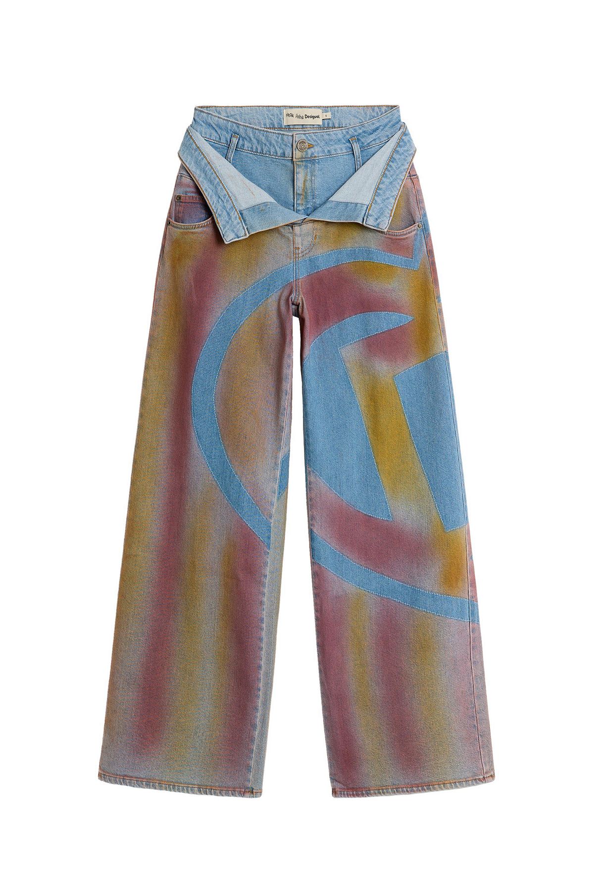 Desigual Women's Oversized trousers Masha Popova view 5 — MAYCSS fashion products