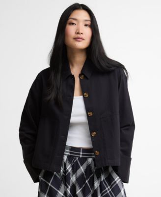 Women's Relaxed Patch-Pocket Overshirt