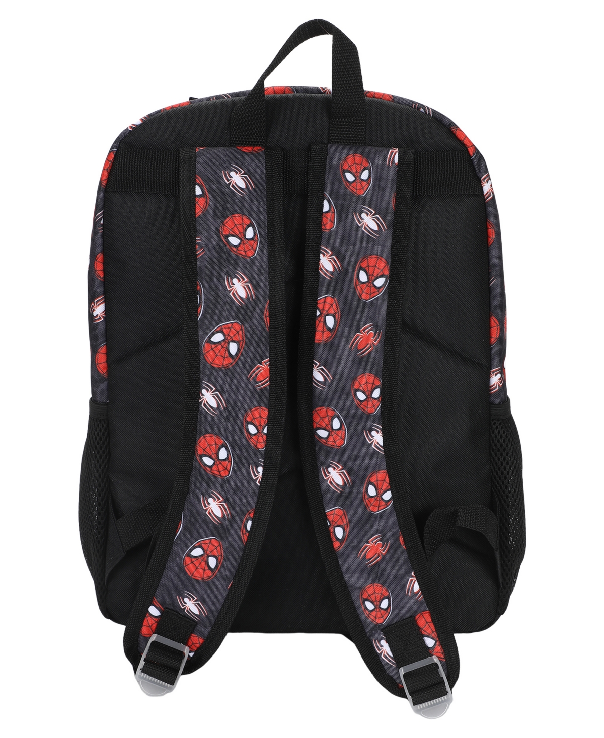Spider-Man Boys' All Over Print Backpack, Lunch Bag, Pencil Case and Key Chain, 4-Piece Set