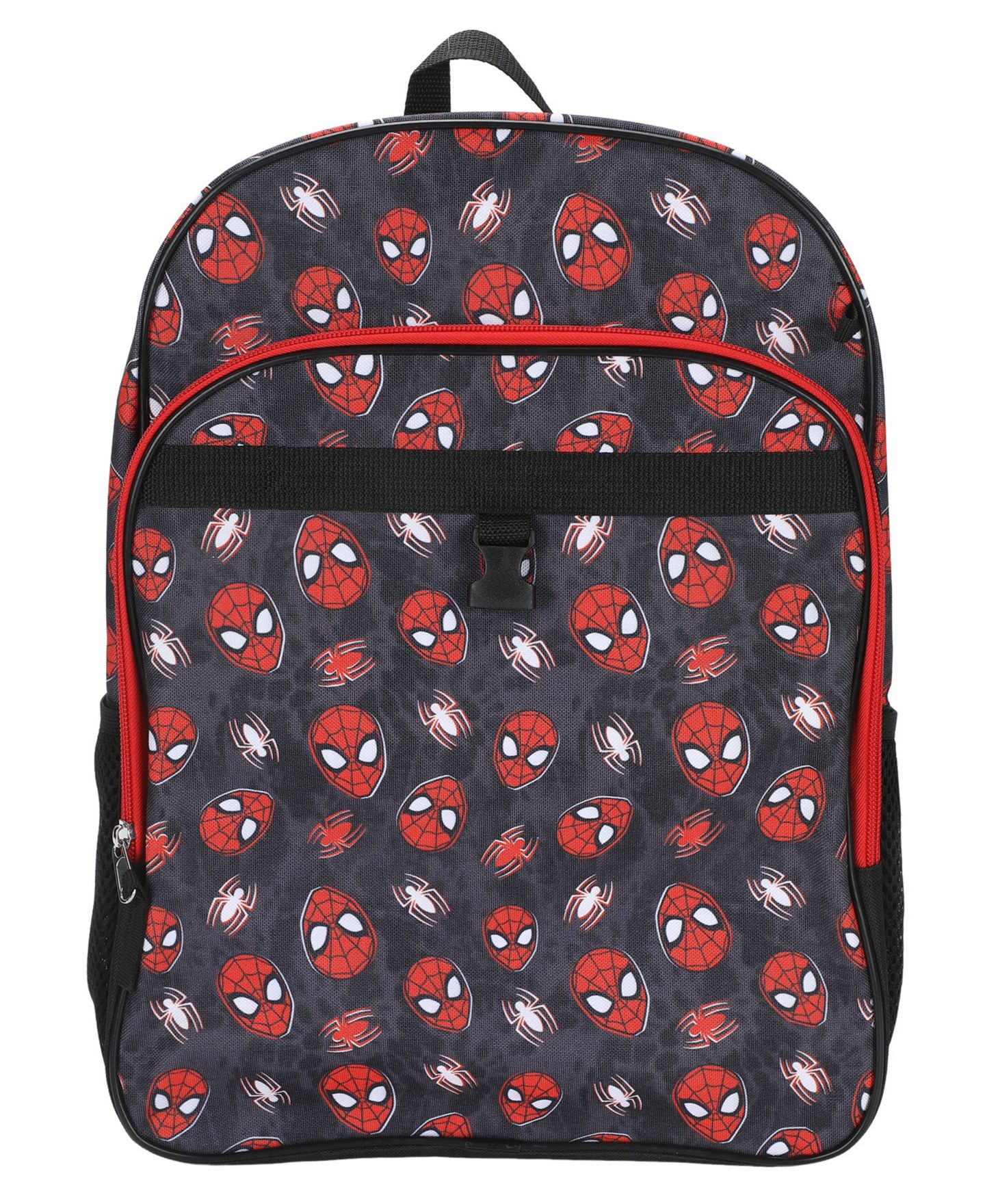 Сумки Spider-Man All Over Print Backpack, Lunch Bag, Pencil Case and Key Chain, 4-Piece Set для мальчиков, цвет: Чёрный / Красный — фото 6