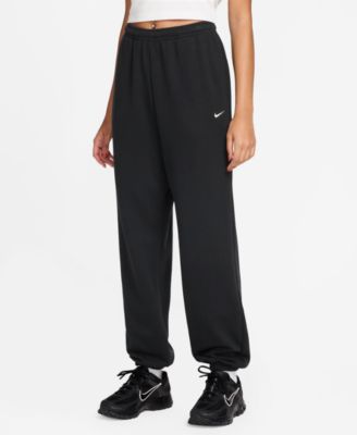 Women's Studio Fleece Lightweight "French Terry" Oversized High-Rise Cuffed Pants