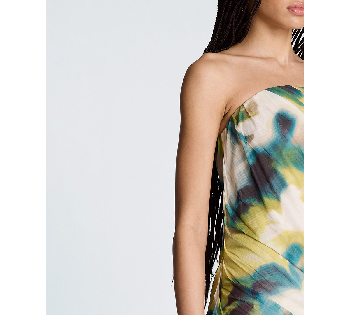 Kenneth Cole Women's Strapless Ruched Dress