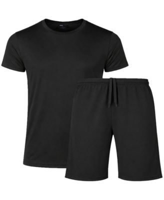 Men's Athletic T-Shirt and Shorts, 2-Piece Set   