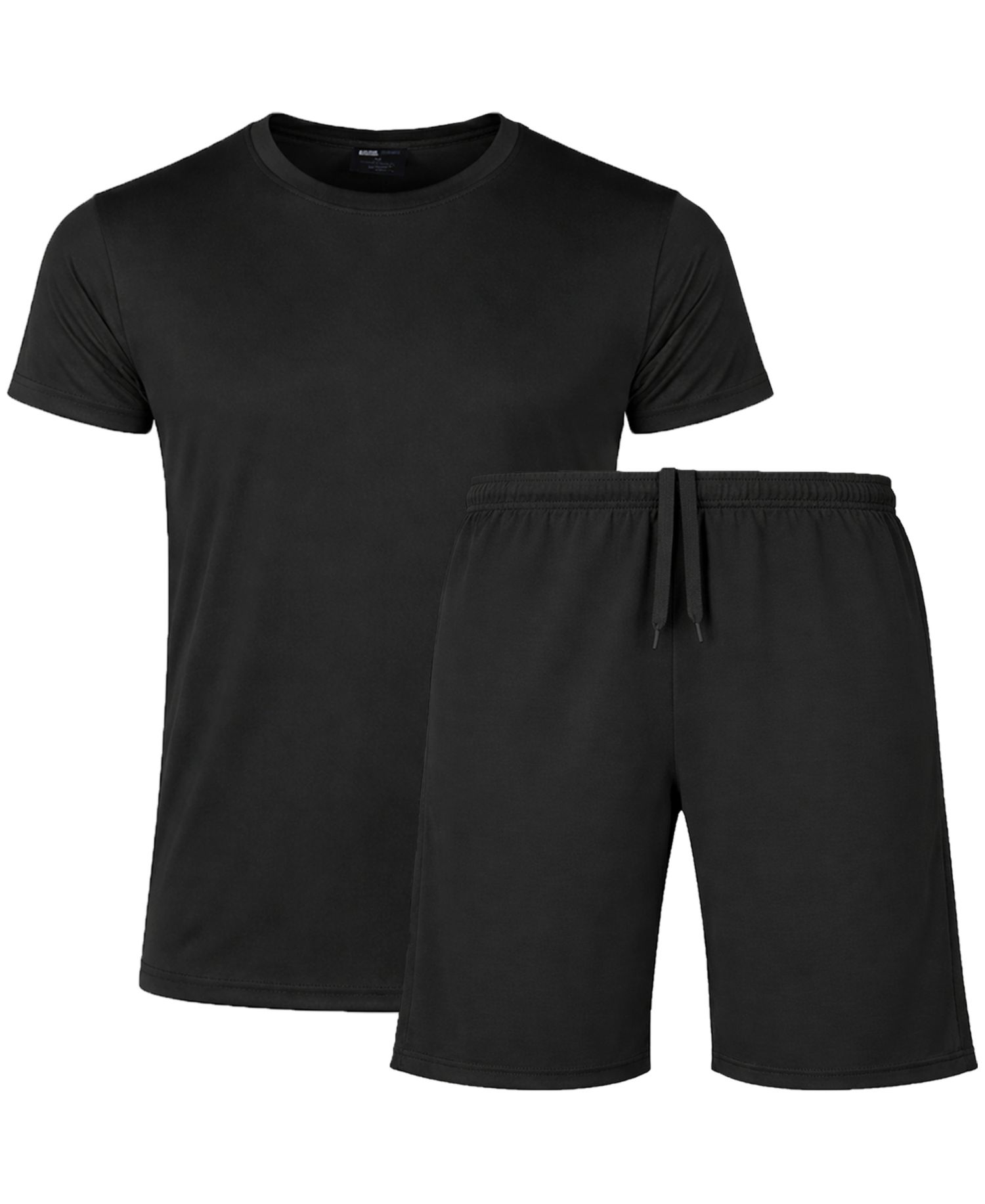 Men's Athletic T-Shirt and Shorts, 2-Piece Set