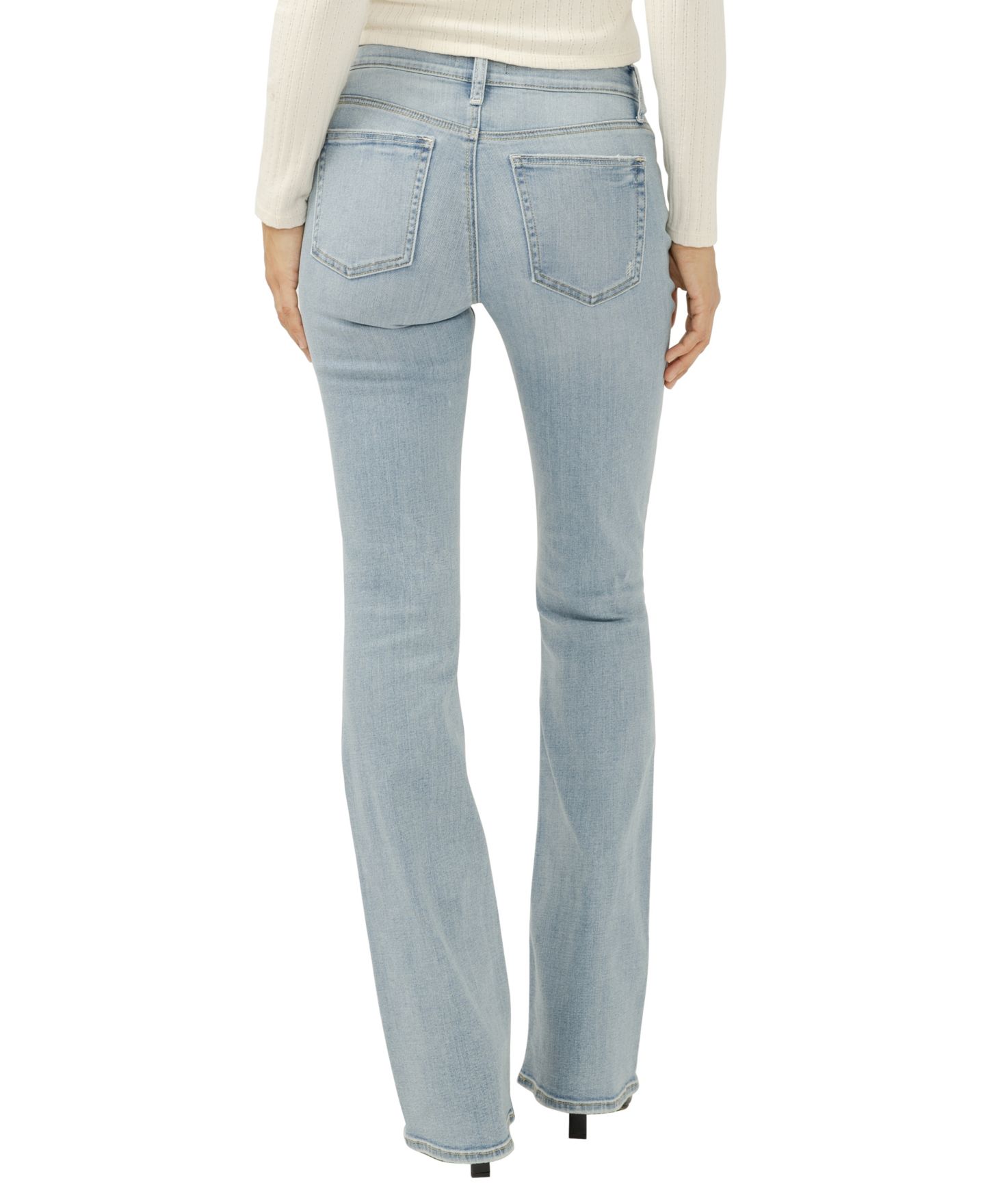 Женские джинсы Silver Jeans Co. Suki Mid-Rise Bootcut Luxe Stretch, цвет: Золотой — фото 4