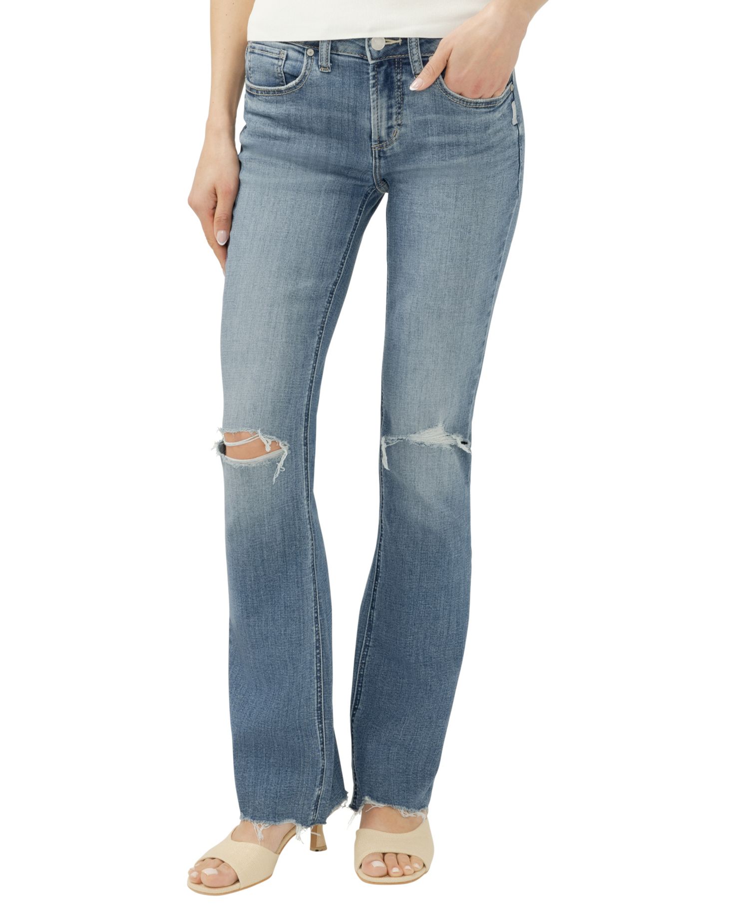 Women's Suki Mid-Rise Slim Bootcut Jeans