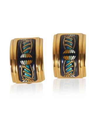 Pre-Owned HERMES Gold-Plated Vintage Clip On Earrings - Gold plated 550$