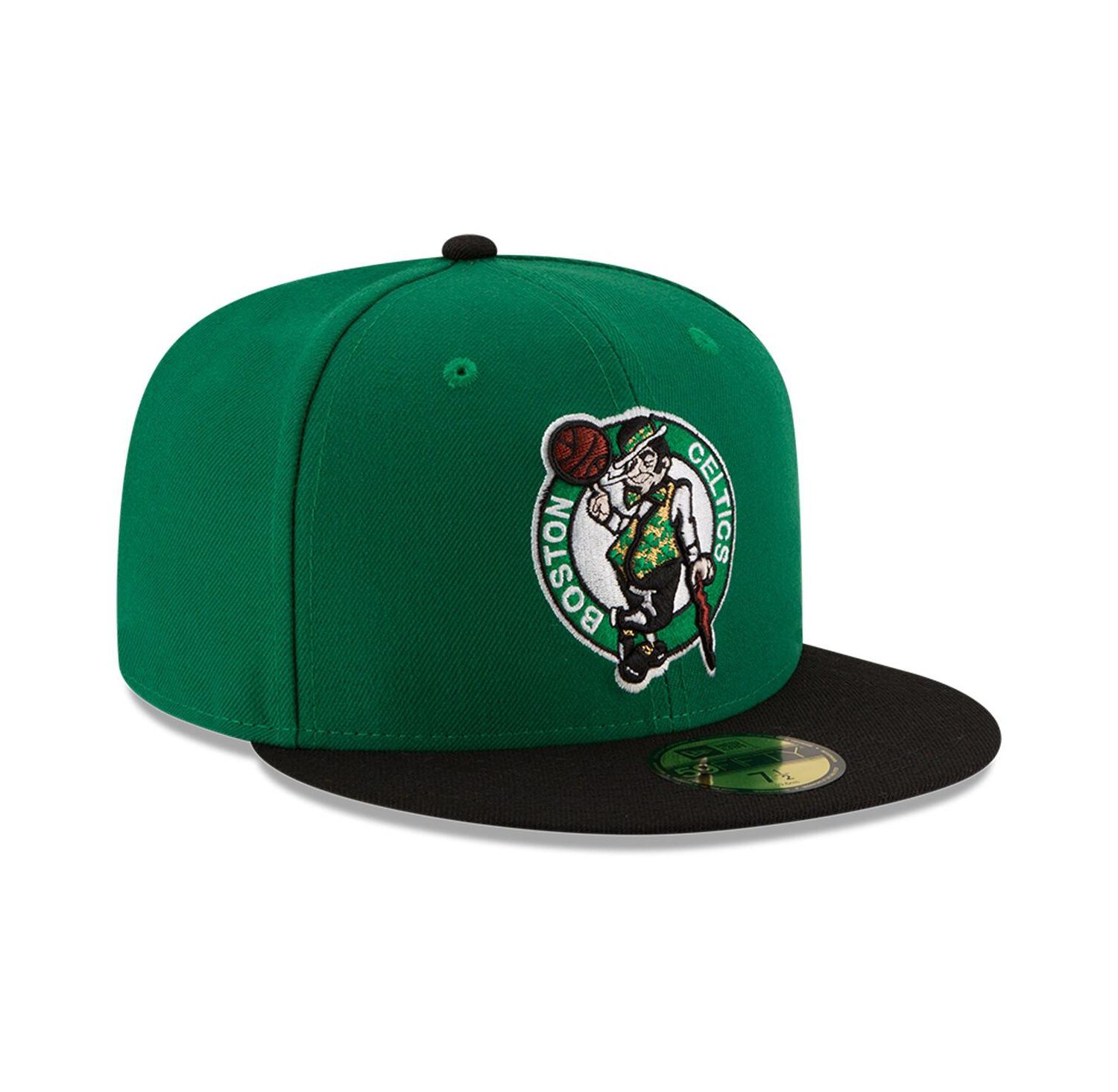 Men's Green/Black Boston Celtics Team Color 2Tone 59FIFTY Fitted Hat