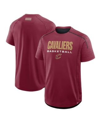 Men's Wine Cleveland Cavaliers Inbound Pass Play Practice T-Shirt