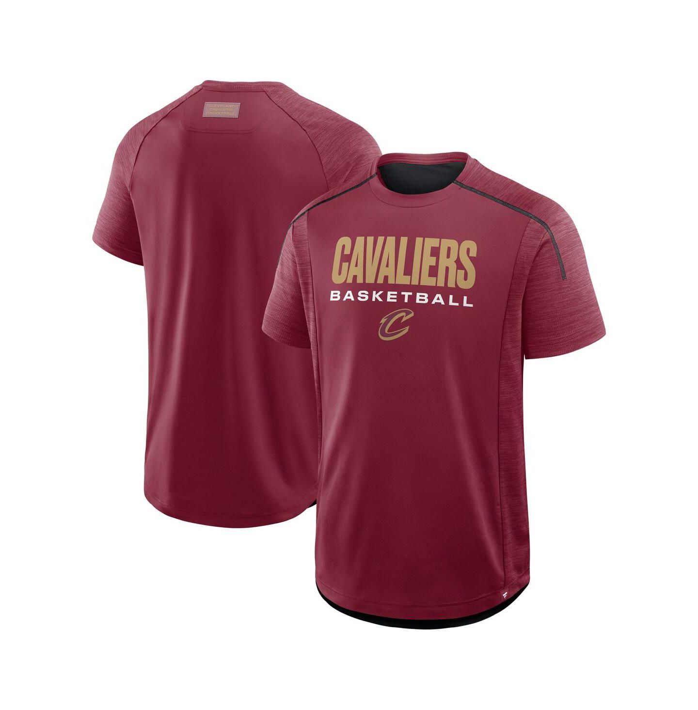 Мужская футболка Fanatics Wine Cleveland Cavaliers Inbound Pass Play Practice — фото 1
