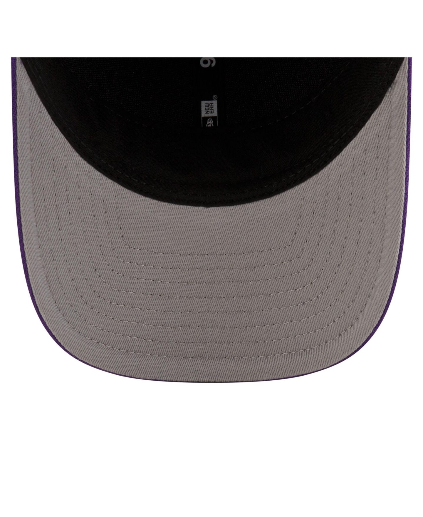 Мужская кепка New Era Purple Los Angeles Lakers 9FORTY Stock M-Crown Adjustable Hat — фото 5