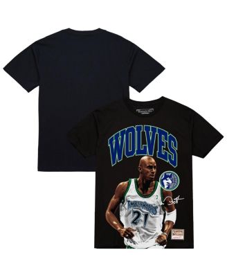 Men's Kevin Garnett Black Minnesota Timberwolves Hardwood Classics Player Arch T-Shirt
