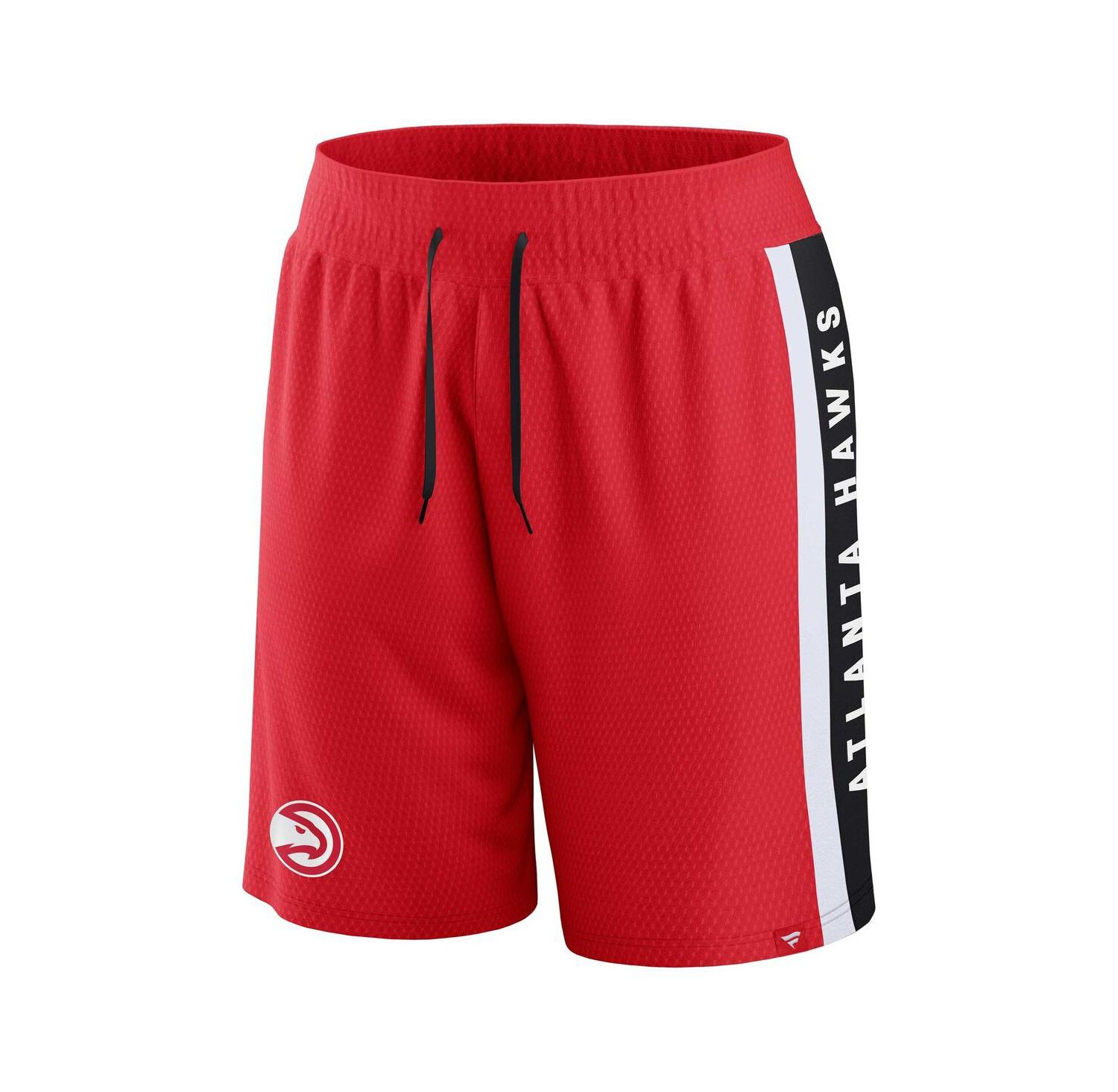 Men's Red Atlanta Hawks Referee Iconic Mesh Shorts