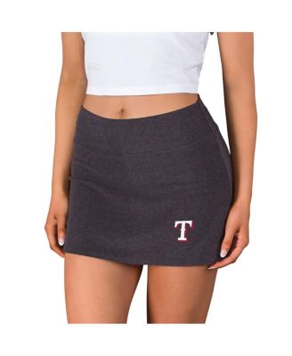 Women's Charcoal Texas Rangers Centerline Knit Skort